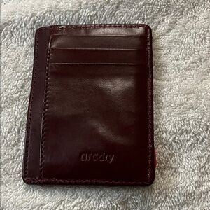 Arc'teryx Deep Burgundy Leather Card Holder